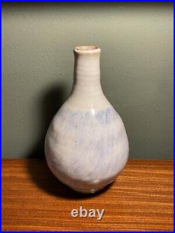 William Plumptre Vase Studio Ceramics Light blue Signed Hand thrown