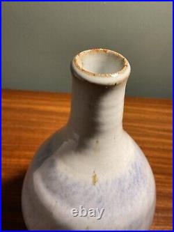 William Plumptre Vase Studio Ceramics Light blue Signed Hand thrown