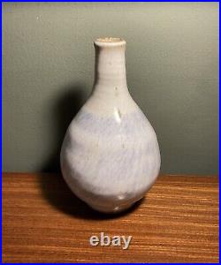 William Plumptre Vase Studio Ceramics Light blue Signed Hand thrown