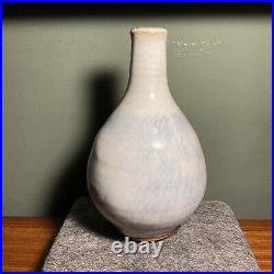 William Plumptre Vase Studio Ceramics Light blue Signed Hand thrown