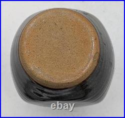 Winchcombe Studio Pottery Tenmoku Glaze Stoneware Vase 20th Century