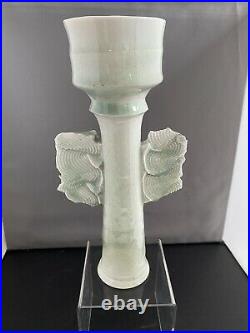 Wonderful Colin Pearson Winged Porcelain Studio Vase