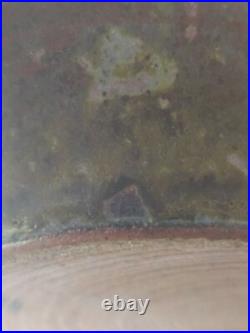 Wonderful early studio pottery vase bottle form great glaze effects