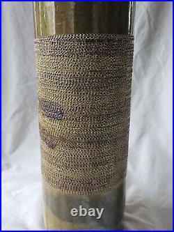 Wonderful studio pottery very tall vase. Circa mid century modern