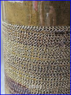 Wonderful studio pottery very tall vase. Circa mid century modern Wonderful studio pottery very tall vase. Circa mid century modern