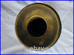 Wonderful studio pottery very tall vase. Circa mid century modern Wonderful studio pottery very tall vase. Circa mid century modern
