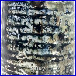 Wren / Oxshott Studio Pottery Bottle Vase, Unmarked, Pearlescent Glaze, 18cm Wren / Oxshott Studio Pottery Bottle Vase, Unmarked, Pearlescent Glaze, 18cm