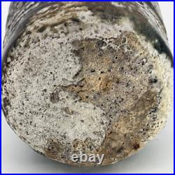 Wren / Oxshott Studio Pottery Bottle Vase, Unmarked, Pearlescent Glaze, 18cm Wren / Oxshott Studio Pottery Bottle Vase, Unmarked, Pearlescent Glaze, 18cm