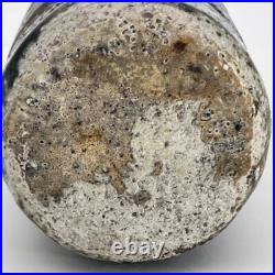 Wren / Oxshott Studio Pottery Bottle Vase, Unmarked, Pearlescent Glaze, 18cm Wren / Oxshott Studio Pottery Bottle Vase, Unmarked, Pearlescent Glaze, 18cm