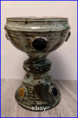 Wye Wales Studio Pottery Chalice/Goblet Adam Dworski (17cm Tall) Wye Wales Studio Pottery Chalice/Goblet Adam Dworski (17cm Tall)
