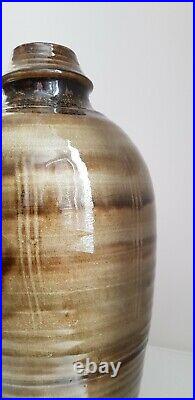 XL RAY FINCH Winchcombe Studio Pottery Slipware Vase British Art Cardew Leach